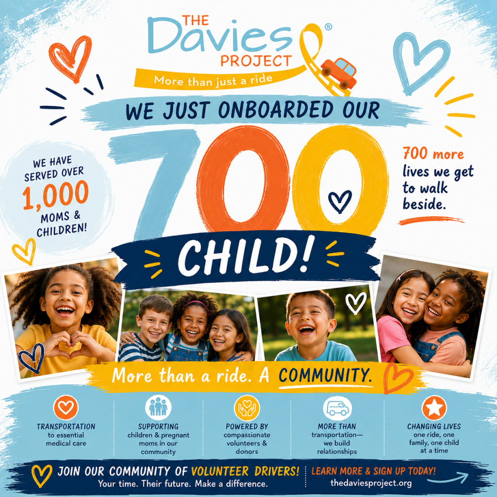 We just onboarded our 700th child!