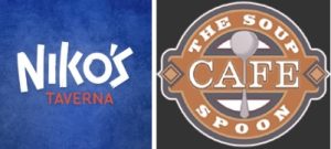 Nikos + Soup Spoon logos