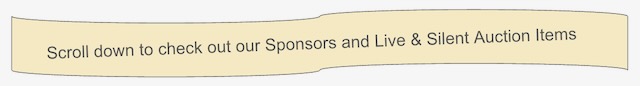 Scroll down to check out our sponsors and live and silent auction items